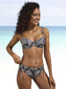 LASCANA Bügel-Bikini-Top in anthrazit-creme
