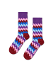 Happy Socks Socken 4er Pack in Pink/Rot/Blau
