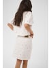Kaffe Denimrock KAflora A-shape in White Denim/Rose Flower