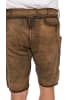Gwandler Lederhose FLORIAN-gespeckt in braun