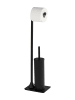Wenko Stand WC-Garnitur Mod. Hella, Stand WC-Garnitur Hella in Schwarz