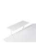 Beliani Schreibtisch TACONY in Weiß - (W) 180 x (H) 94 x (L) 140 cm