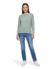 Betty Barclay Strickpullover mit Tunnelzug in Grey Green Melange