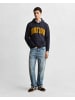 Gant Hoodie in marine mais - 0001
