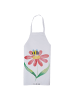 Mr. & Mrs. Panda Schürze Hummel Blume ohne Spruch in Weiß