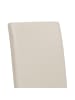 MCW 2er-Set Esszimmerstuhl Littau, Kunstleder, weiß, dunkle Beine
