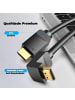 Wisam® Videokabel 270° abgewinkeltes HDMI 2.0 4K Kabel 2 Meter