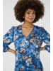 CULTURE Kleid CUmadi Relaxed fit in Blue Flower Foil