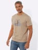 Sieh an! Kurzarmshirt in beige
