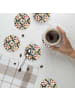 OnlyWow Glasuntersetzer 6er-Set Azulejos Fliesen