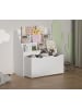VCM  Kinderregal Bücherregal Schublade Regal Besira L in Weiß