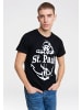 Logoshirt T-Shirt ST. PAULI in schwarz