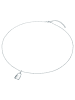 Lulu & Jane Kette mit Anhänger Sterling Silber Diamant weiß in silber