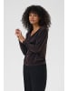 Kaffe Langarm-Bluse KAgina Regular fit in Black Coffee