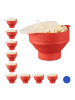 relaxdays 10x Popcorn-Maker in Rot