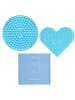 Hama Stiftplatten-Set Basic II, transparent für Maxi-Bügelperlen - ab 3 Jahren