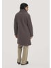 Hessnatur Wollfleece Mantel in dunkles mauve