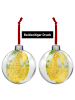 Mr. & Mrs. Panda Christbaumkugel Giraffe Kind Design ohne Spruch in Weiß