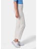 GOLDNER Kurzgröße:  Satin-Baumwollhose mit Stretch in cremeweiß