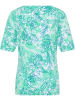 Joy Sportswear Rundhalsshirt JOLA in tropical green print