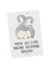 Mr. & Mrs. Panda Postkarte Liebe Tanten mit Spruch in Weiß