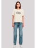 F4NT4STIC T-Shirt Muttertag Mama Schriftzug Regenbogen in Whitesand