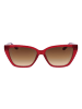 Guess Frauen Sonnenbrille Katzenauge Rot