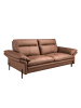 Angel Cerdá Sofa 6241 in Braun / Dunkler Stahl