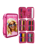 Barbie Federmäppchen 3 Etagen gefüllt Glam Style