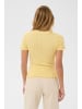 SAINT TROPEZ T-Shirt kurzarm GruSZ Fitted in Pineapple Slice