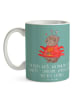 Mr. & Mrs. Panda Tasse Krebs Genießer mit Spruch in Meeresbrise