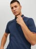 Jack & Jones Polo T-Shirt Pique Kurzarm Hemd Basic JPRBLUWIN in Navy