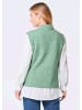GOLDNER Edler Rippstrick Pullunder, Stehkragen in hellgrün