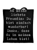 Mr. & Mrs. Panda Shopper Spruch Liebste Freundin mit Spruch in Schwarz