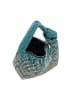 myMo at night Women Handbag in Turquoise Silver