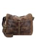 Greenburry Vintage Umhängetasche Leder 30 cm in brown