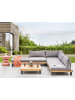 Beliani 6-tlg Lounge Set FRAZZANO in Grau/Braun