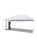 COSTWAY 3x6m Faltpavillon in Weiß