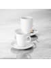 Seltmann Weiden Milchkaffeetasse mit Untertasse VIP. in Weiß 360 ml in weiß