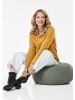 GOLDNER Kurzgröße:  Sweatshirt in honig
