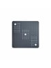 WohnDirect rutschfeste Duscheinlage 60x60cm BLASIC 1 in anthrazit