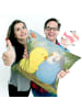 Mr. & Mrs. Panda Kissen 40x40 Wellensittich Liebe Design ohne Sp... in Weiß
