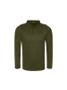 Karl Lagerfeld Langarm-Poloshirt 745000 in dunkelgruen