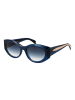 Ana Hickmann Damen Sonnenbrillen Oval Blau
