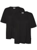 Noisy may Oversized T-Shirt 2-er Stück Pack Basic Set NMMATHILDE in Schwarz-2