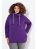 Ulla Popken Sweatshirt in tiefes violett
