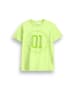 Coccodrillo Baumwoll-T-Shirt mit kurzen Ärmeln in limonengrün