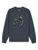 wat? Apparel Sweatshirt Classic Motorrad in India Ink Grey
