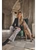 Aniston CASUAL Schlupfhose in hellbeige-dunkelbraun-braun-hellbraun