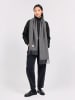 Style Republic Kaschmir Schal gewoben in Dark Grey Melange